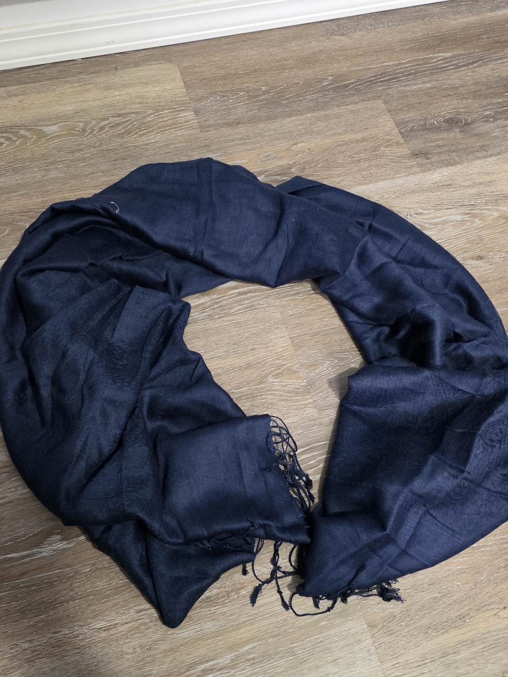 pashmina Dark Navy Wrap Scarf